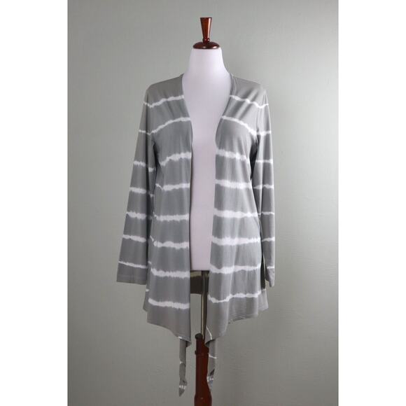 CHICO'S NWT $69 Tie Dye Wrap Elegant Cardigan Sweater Top Size 3 US XL - Picture 1 of 6